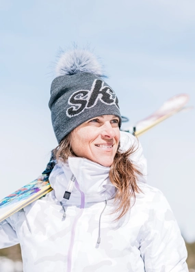 Hot Offer Ending Soon Ski Midi Faux Fur Pom Beanie