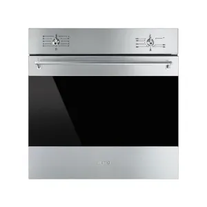 Smeg Built-In Gas Oven A, 60Cm, 70Lit, Stainless Steel