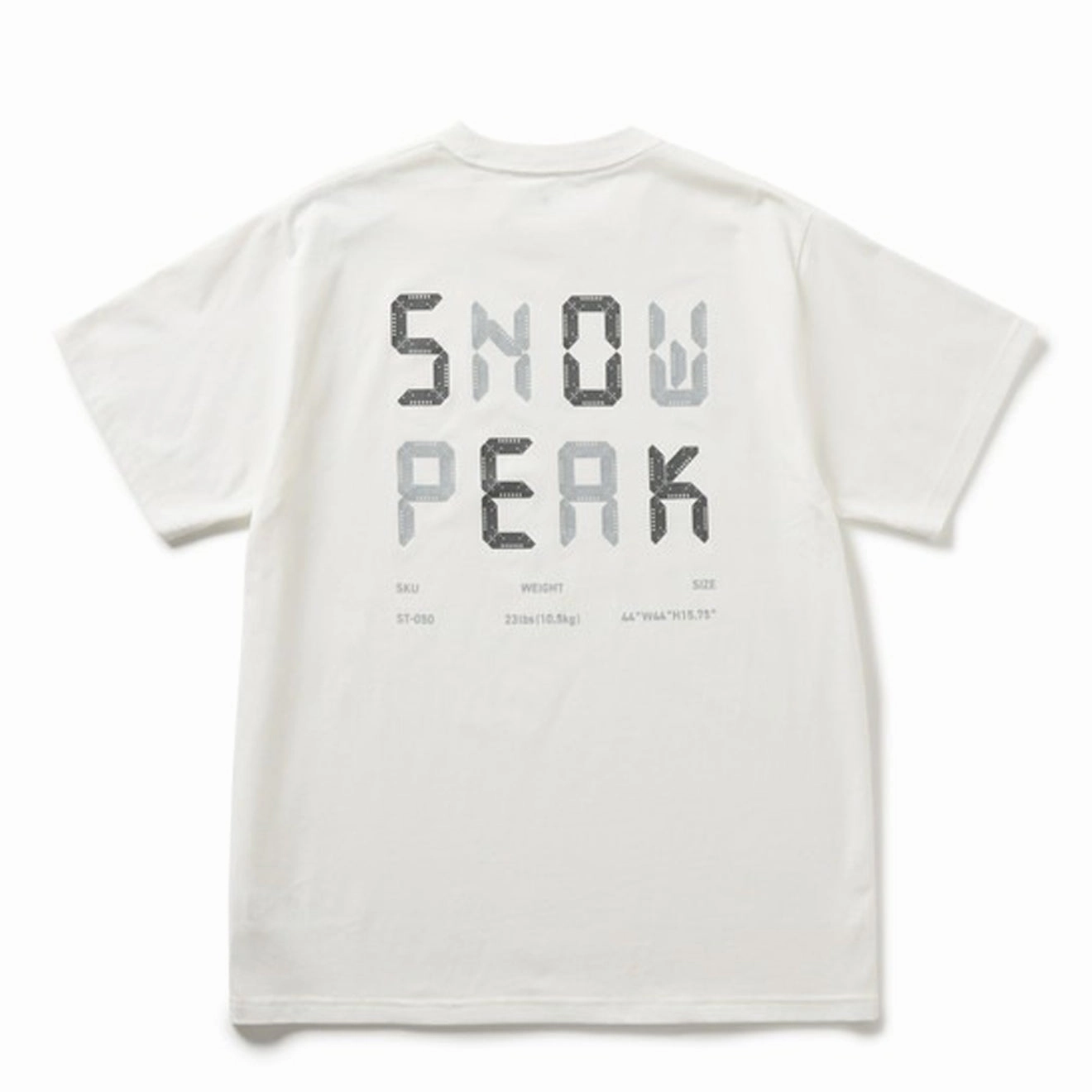 Snow Peak Back Printed Logo T-Shirt Off White Save Big Today
