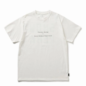 Snow Peak Back Printed Logo T-Shirt Off White Todays Special Picks Instant Discount
