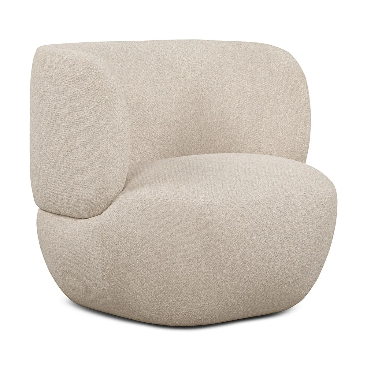 Sorrento Boucle Swivel Armchair
