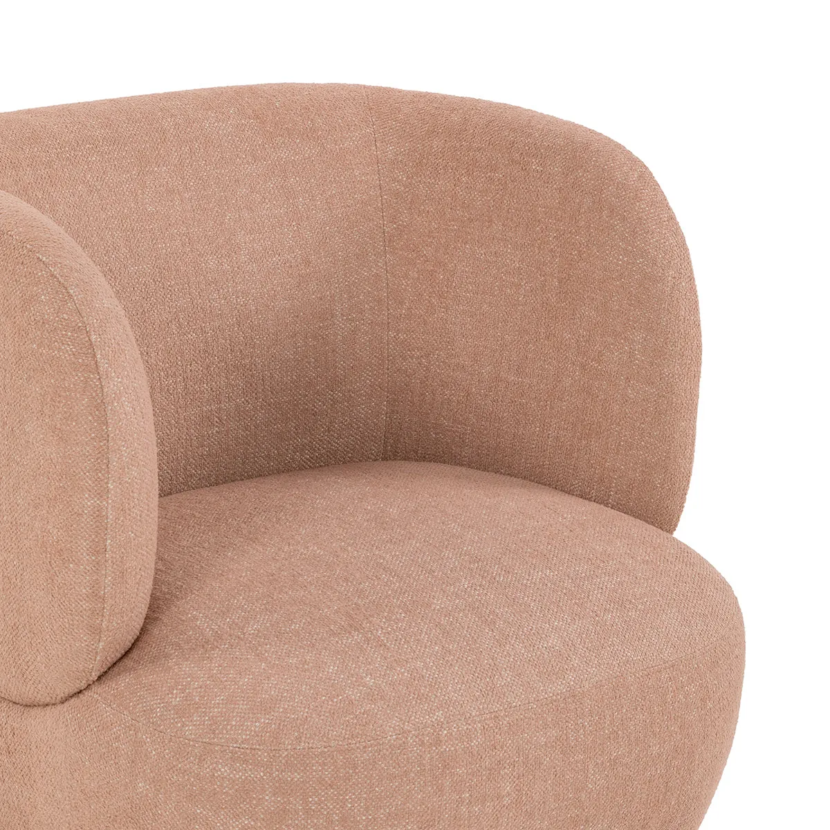 Sorrento Textured Fabric Swivel Armchair