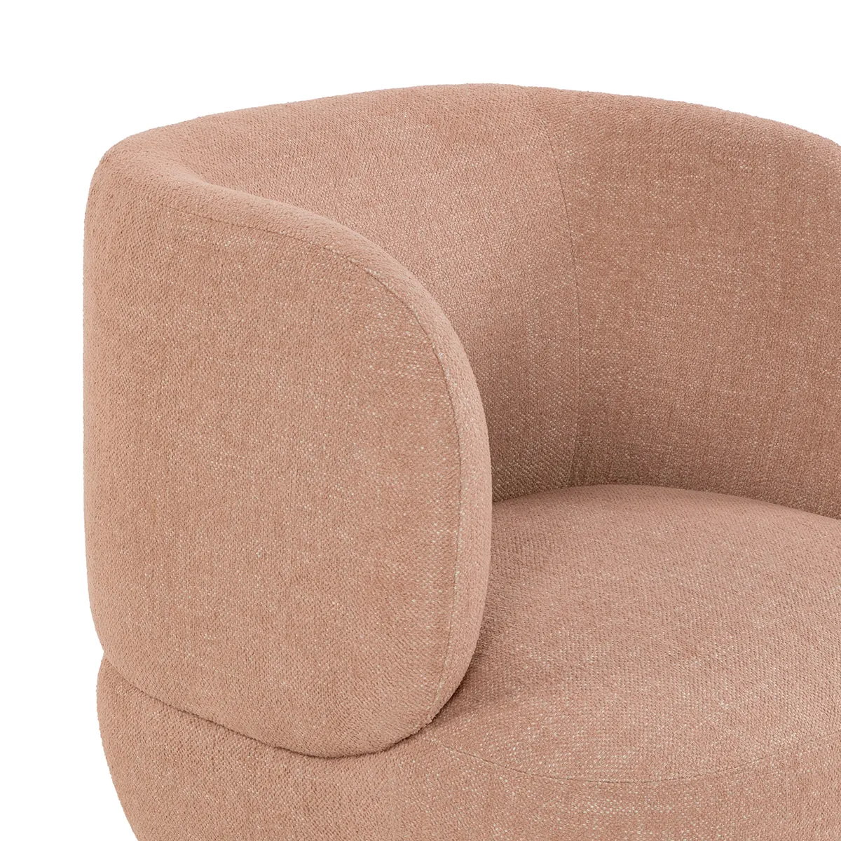 Sorrento Textured Fabric Swivel Armchair