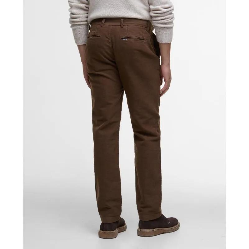 Unmissable Deal Today Trending Now Discount Barbour Moleskin Tailored Fit Mens Trousers - Dark Sand