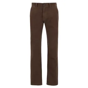Sale Ending Soon Instant Savings Deal Barbour Moleskin Tailored Fit Mens Trousers - Dark Sand