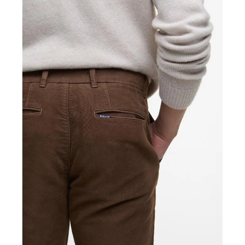 Exclusive Online Discount Clearance Savings Now Barbour Moleskin Tailored Fit Mens Trousers - Dark Sand