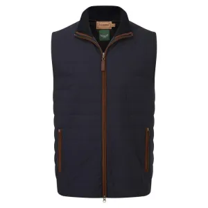 Schoffel Hybrid Lamsbwool Aerobloc Mens Gilet - Navy Deal of the Day Last Chance Steal