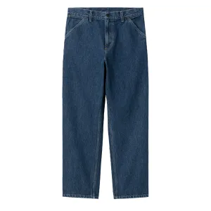Carhartt Wip Single Knee Pant Blue Stone Washed Shop Todays Picks Big Hot Sale