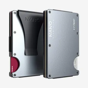 MustHave Items Personalised Money Clip Wallet (Spyder Grey)