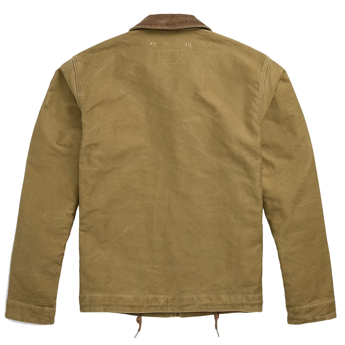 Rrl By Ralph Lauren Corduroy-Collar Cotton Deck Jacket Khaki Drab Grab It Before Gone Today Only Hot Sale
