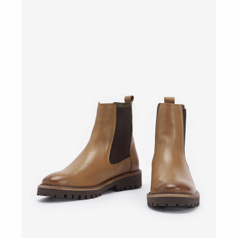 Daily Hot Deal Barbour Harmby Ladies Chelsea Boot - Chestnut