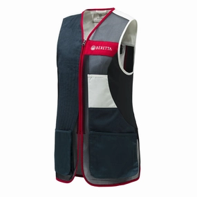 Today Only Hot Sale Best Deal Today Beretta Womens Uniform Pro 20.20 Micro Shooting Vest Blue Total Eclipse / White