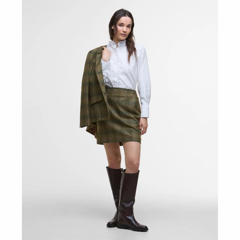 Barbour Embleton Ladies Shirt - White Big Savings Today Limited Time Sale
