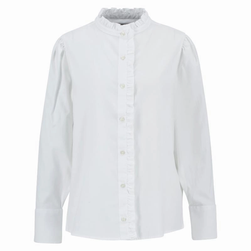 Hot Pick Deal Barbour Embleton Ladies Shirt - White