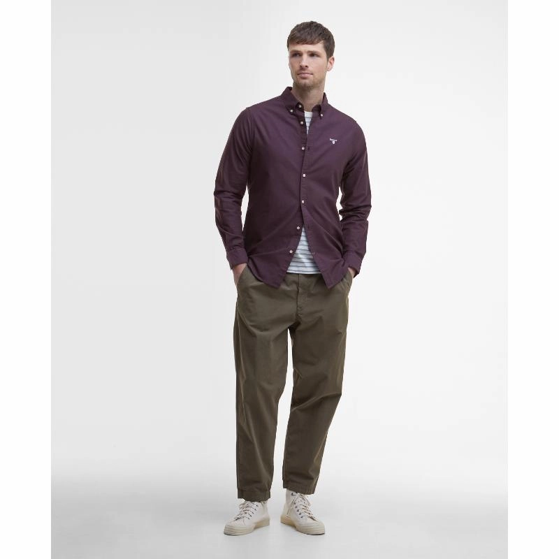 Barbour Oxtown Mens Tailored Shirt - Fig Daily Clearance Deal