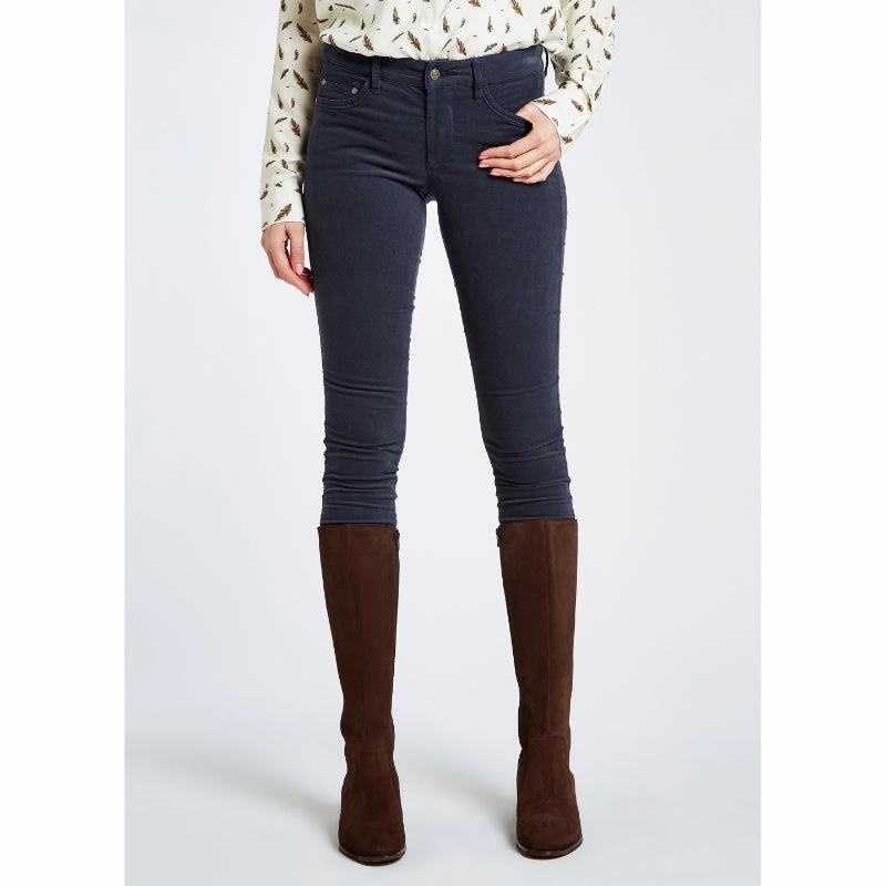 Instant Savings Deal Daily Deal Frenzy Dubarry Honeysuckle Ladies Stretch Pincord Jeans - Indigo