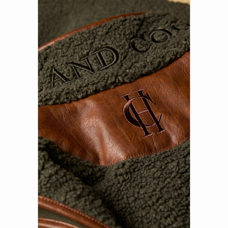 Online Deal Frenzy GiftWorthy Sale Holland Cooper Country Fleece Ladies Jacket - Khaki Borg