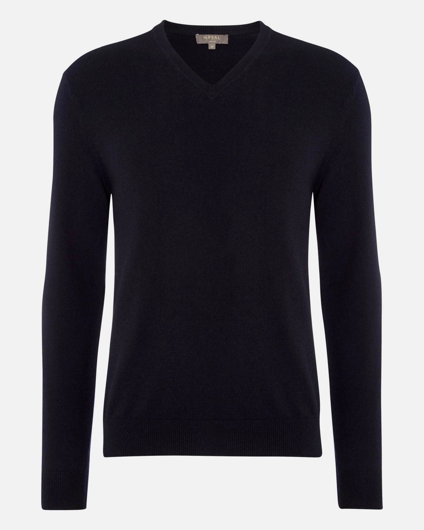 Online Exclusive Savings Limited Time Discount Men'S Burlington V Neck Cashmere Jumper Navy Blue