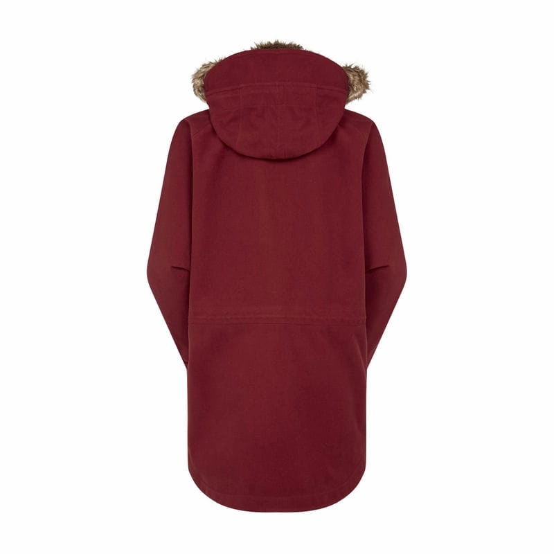 Hot Discount Deal Shop Grab Offer Ridgeline Monsoon Ii Arctic Ladies Waterproof Smock - Rhubarb