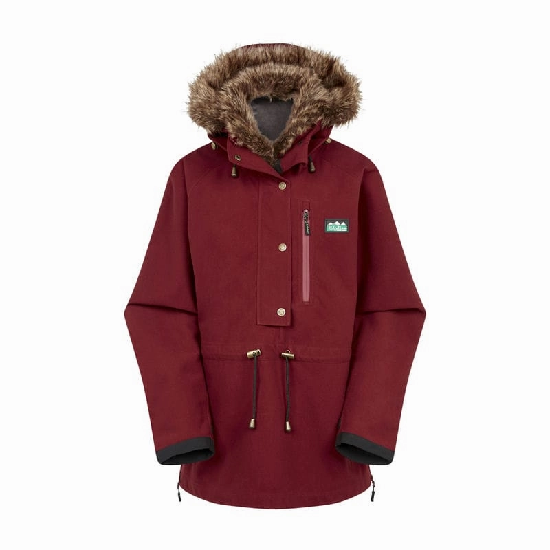 Ridgeline Monsoon Ii Arctic Ladies Waterproof Smock - Rhubarb Grab Save Today