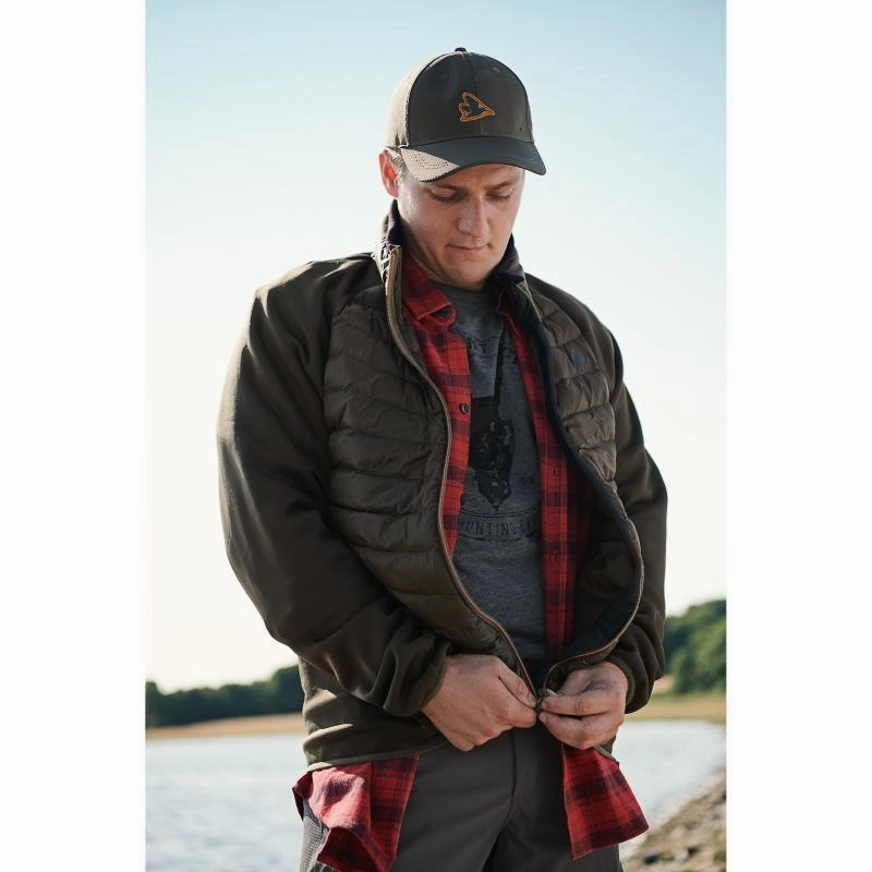 Seeland Hawker Hybrid Mens Jacket - Pine Green Dont Wait Save Today Limited Edition Offer