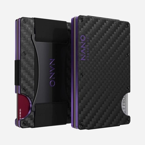 001 Cash Strap Wallet (Stealth Black/Nebula Purple) Limited Time Discount