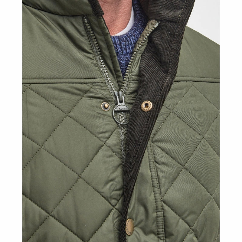 Barbour Brendon Mens Quilted Jacket - Forest Trending Now Discount Weekend Sale Special