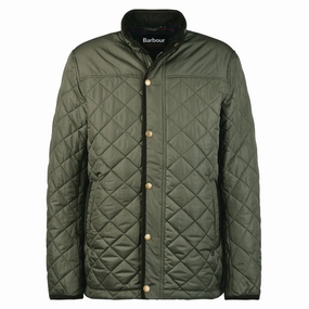 Barbour Brendon Mens Quilted Jacket - Forest Flash Deal Today
