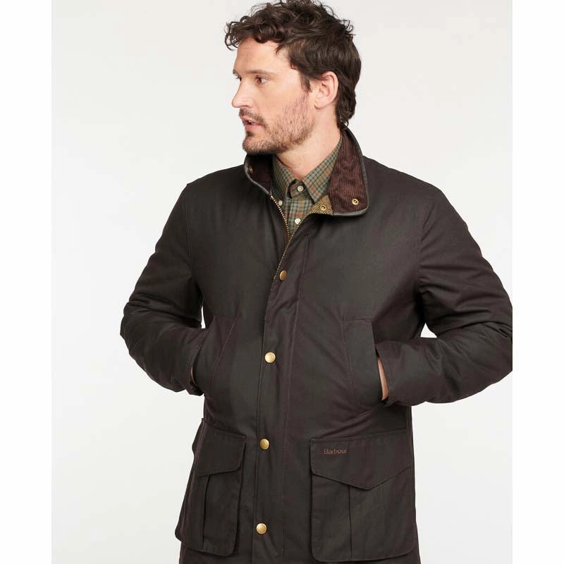 Grab Your Savings Limited Time Discount Barbour Hereford Mens Wax Jacket - Rustic