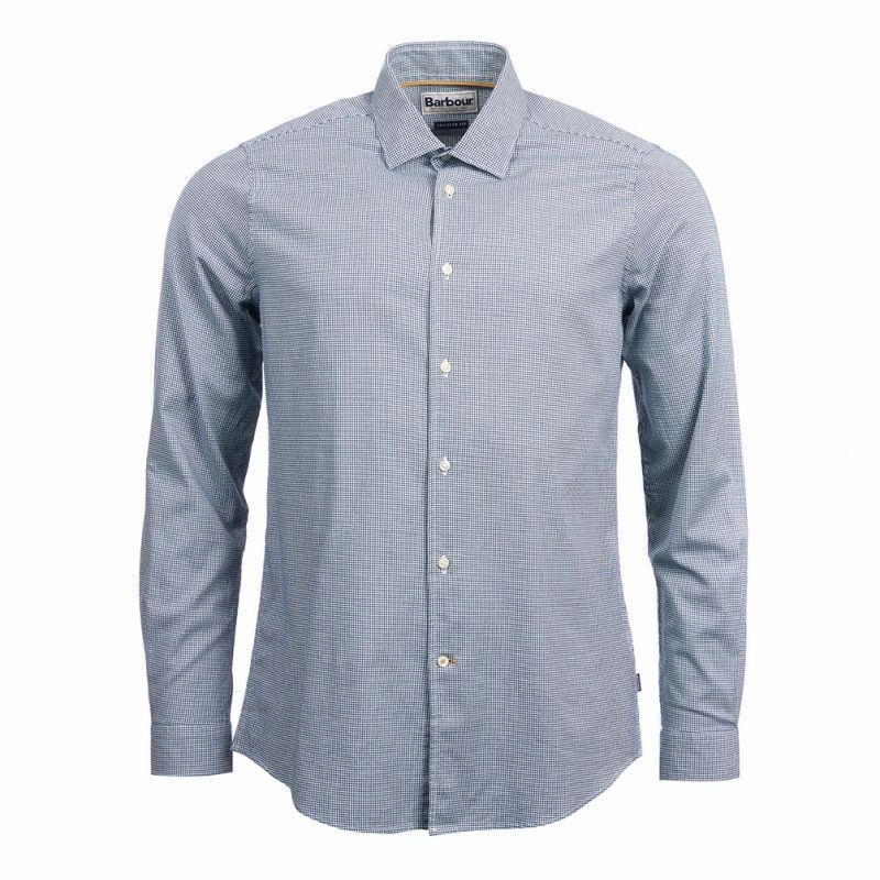 Barbour Highfield Micro Gingham Mens Shirt - Racing Green Dont Wait Save Surprise Discount Today
