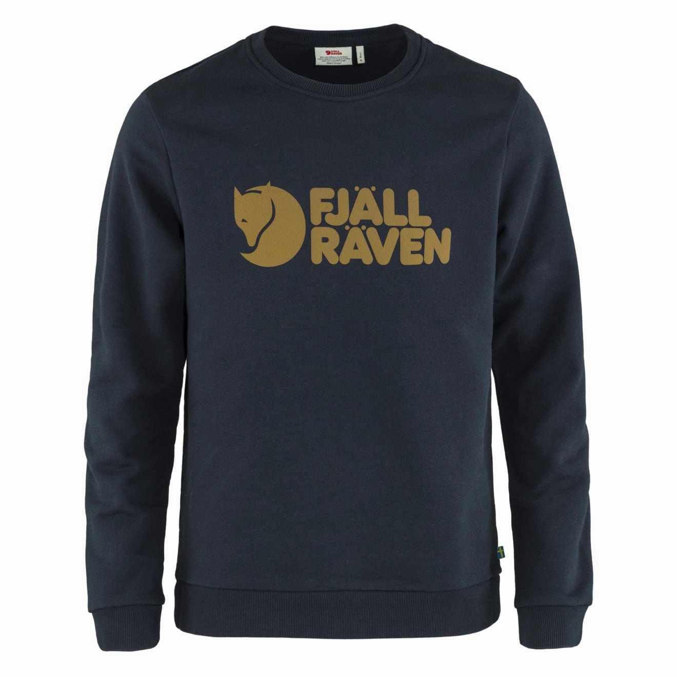 Fjallraven Logo Sweater Dark Navy Big Savings Alert