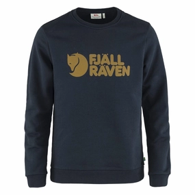 Fjallraven Logo Sweater Dark Navy Big Savings Alert