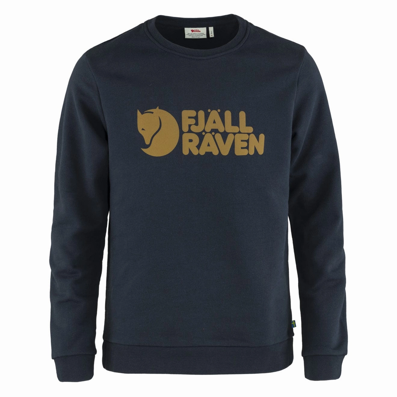 Best Price Online Fjallraven Logo Sweater Dark Navy