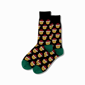 Men'S Christmas Emoji Socks Daily Hot Deal