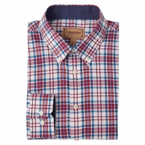 Hot Price Drop Dont Miss This Steal Schoffel Healey Tailored Mens Shirt - Bordeaux
