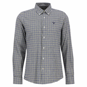 Dont Miss This Offer Barbour Finkle Mens Tailored Shirt - Olive