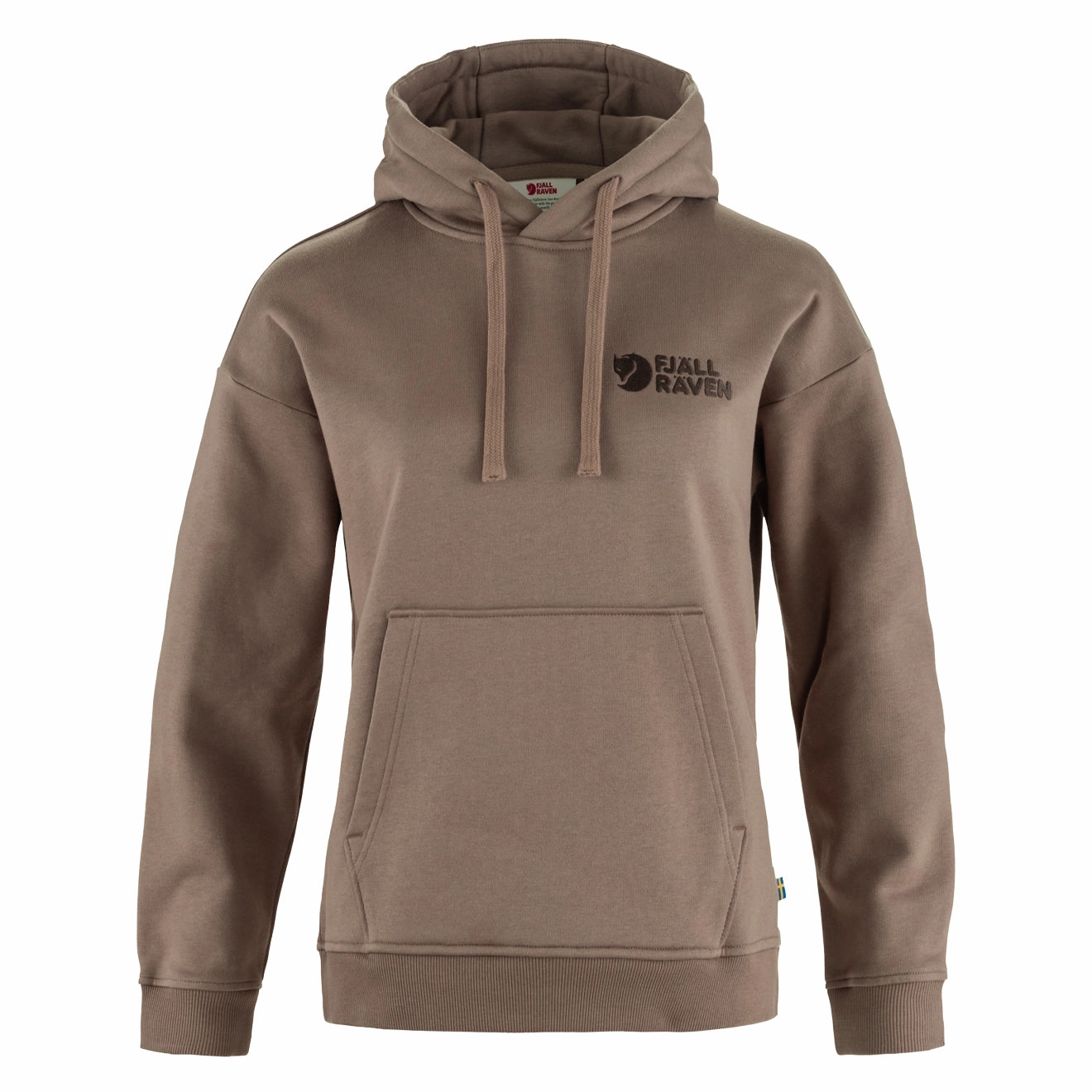 Fjallraven Womens Classic Hoodie Suede Brown Shop Hot Deals