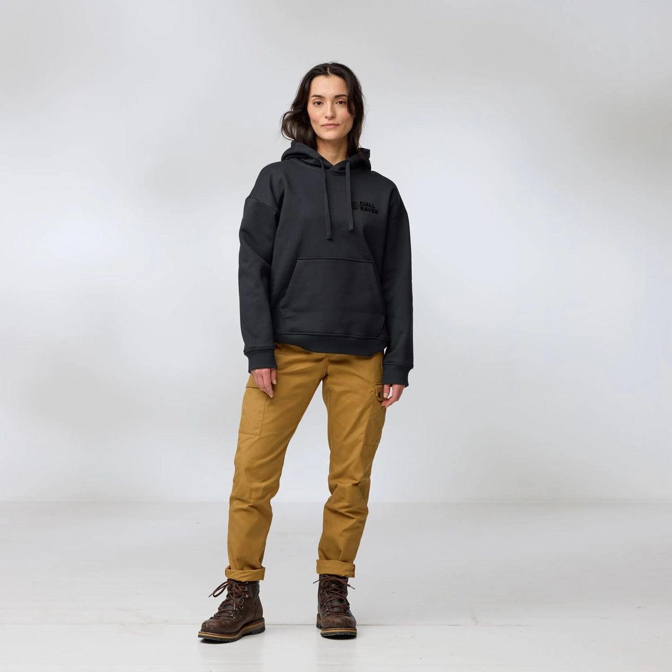 Fjallraven Womens Classic Hoodie Suede Brown Trending Offer Today Today Only Hot Pick