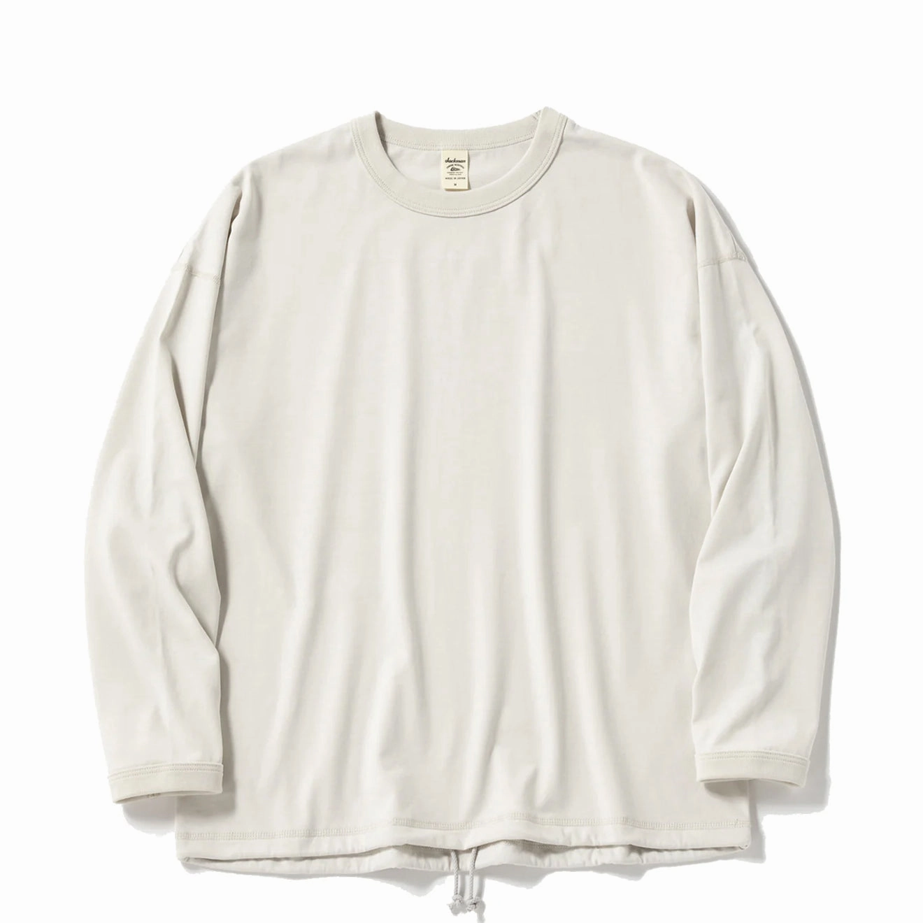 Hot Offer Event Weekend Sale Special Jackman Grace Himo L/S T-Shirt Rosin White