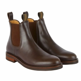 Flash Pick Today Hot Pick Online Le Chameau La Chelsea Cuir Mens Leather Boots - Marron Fonce