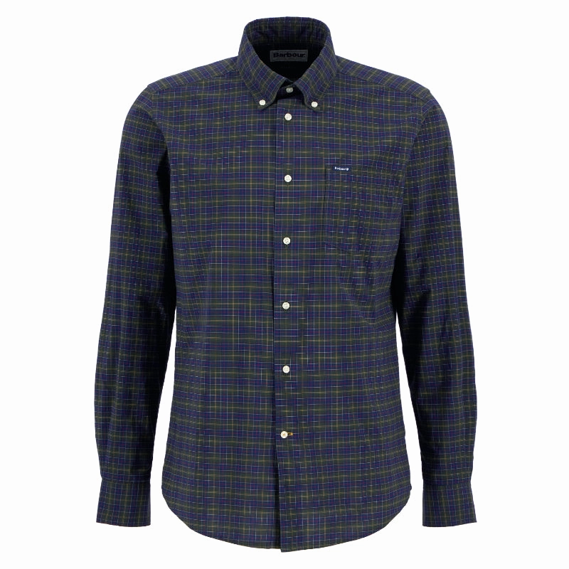 Shop Smart Save Shop the Savings Barbour Lomond Tailored Mens Shirt - Classic Tartan