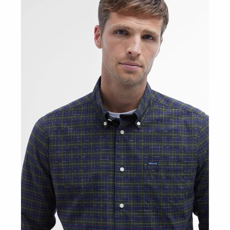 Barbour Lomond Tailored Mens Shirt - Classic Tartan Trending Savings Now