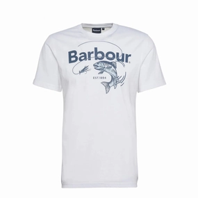 Sweet Deal Inside Barbour Lydd Graphic T-Shirt White