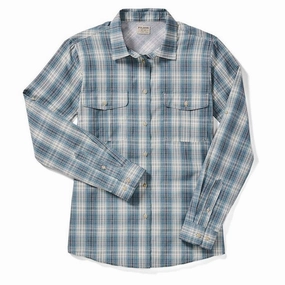 Filson Womens Lake Crescent Shirt Ivory/Teal/Orange Hot Deal Alert Grab It Now
