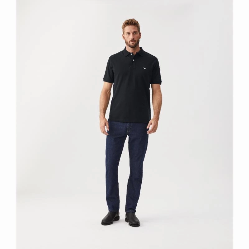 Mega Hot Offer Dont Miss Todays Deal R.M.Williams Rod Mens Polo Shirt - Navy