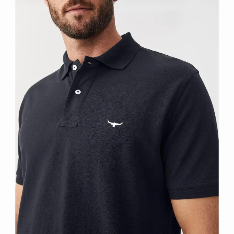 R.M.Williams Rod Mens Polo Shirt - Navy Today Only Hot Pick