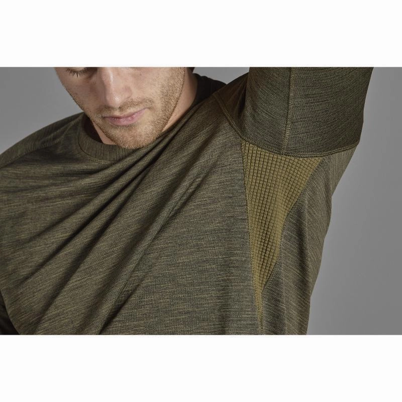 Seeland Active Mens Long Sleeve Top - Pine Green Hot Pick of the Day