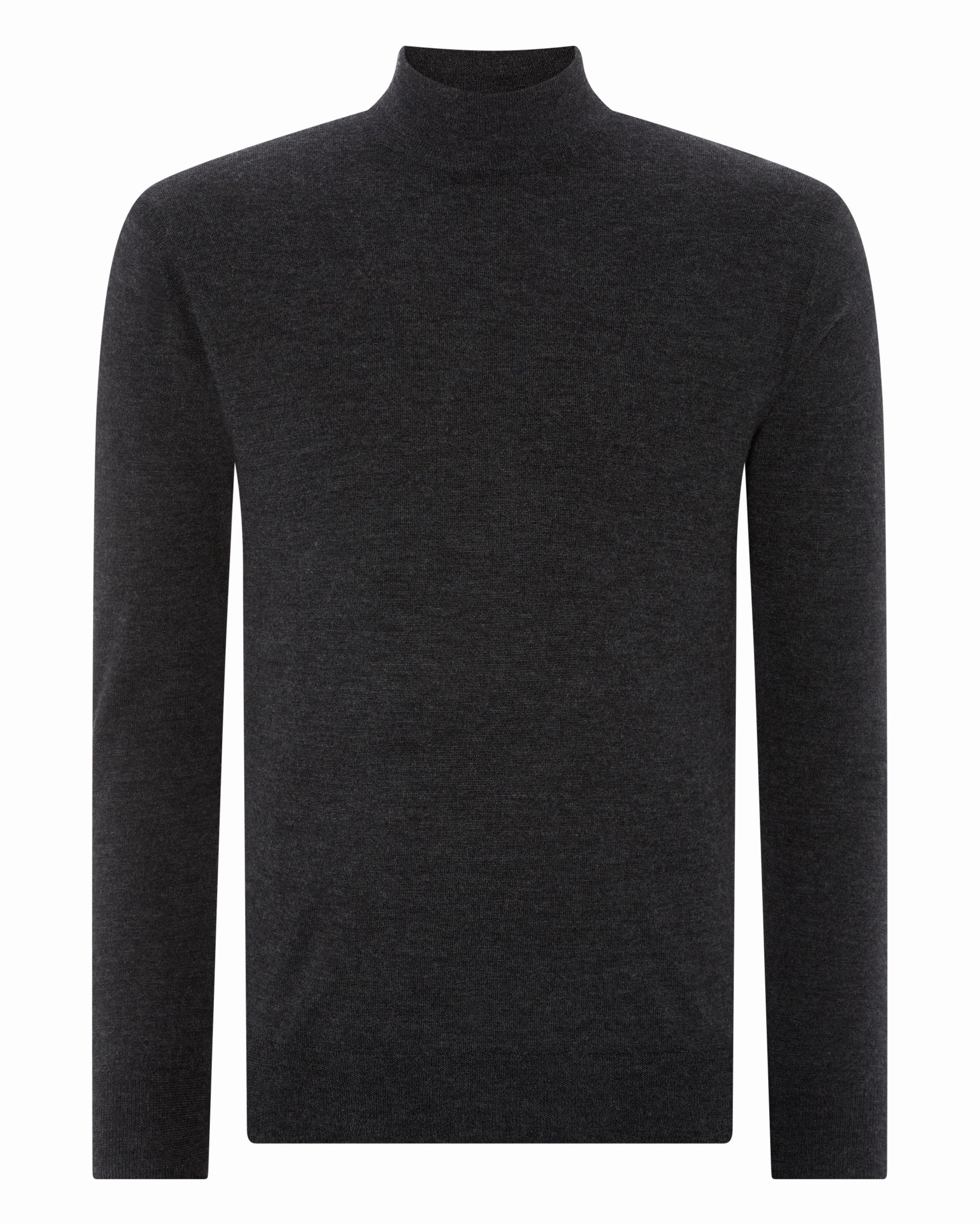 007 Fine Gauge Cashmere Turtle Neck Jumper Dark Charcoal Grey Dont Miss Todays Deal
