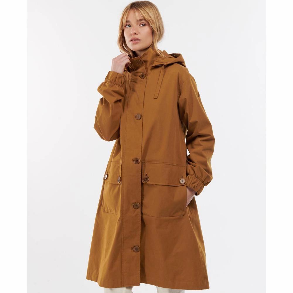 Daily Clearance Deal Big Sale Today Barbour Picnic Waterproof Ladies Jacket - Dune