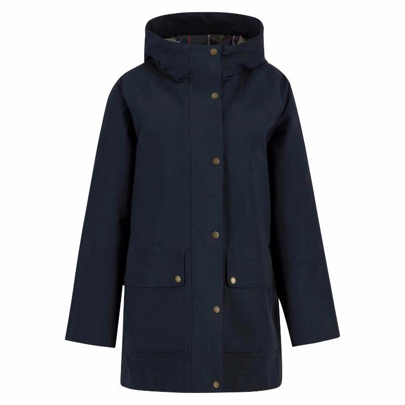 Trending Today Steal Todays Best Deal Barbour Winter Beadnell Waterproof Ladies Jacket - Deep Navy/Classic